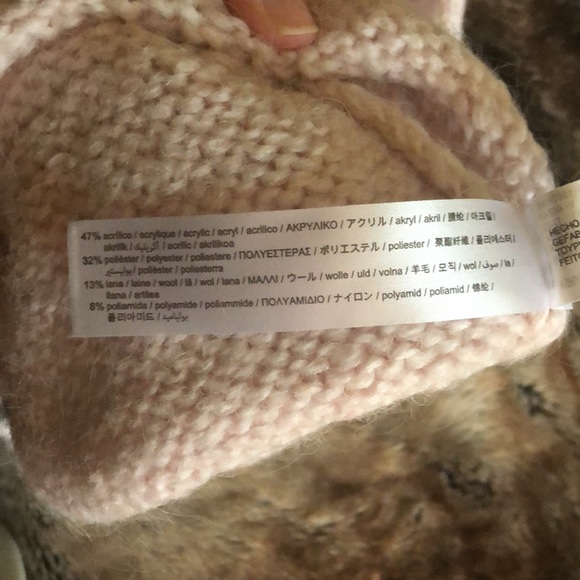 Zara Colorblock Knit Sweater Size L - Picture 6 of 6